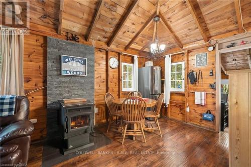 75 Mcguire Beach Road, Kawartha Lakes (Kirkfield), ON - Indoor With Fireplace