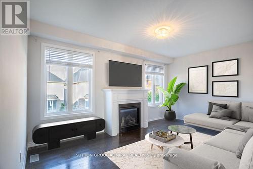 2045 Allison Street, Innisfil (Alcona), ON - Indoor Photo Showing Living Room With Fireplace