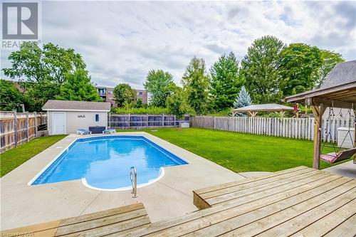 5304 Hodgson Avenue, Niagara Falls, ON - Outdoor With In Ground Pool With Deck Patio Veranda With Backyard