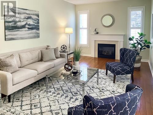 47 Hawstead Crescent, Whitby (Brooklin), ON - Indoor Photo Showing Living Room With Fireplace