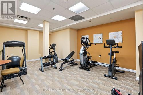 217 - 61 Clarington Boulevard, Clarington (Bowmanville), ON - Indoor Photo Showing Gym Room