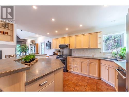 12019 Morrow Avenue, Summerland, BC - Indoor Photo Showing Kitchen With Double Sink