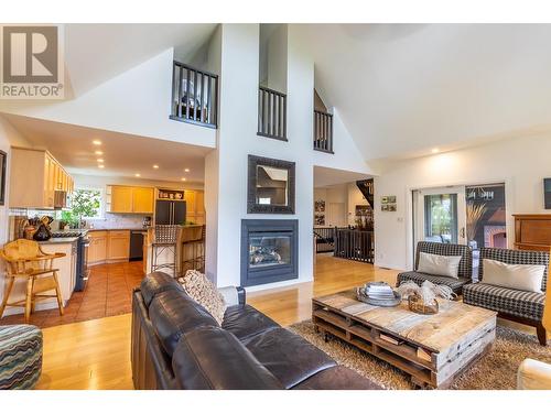 12019 Morrow Avenue, Summerland, BC - Indoor Photo Showing Living Room With Fireplace