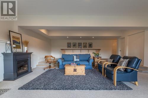 12019 Morrow Avenue, Summerland, BC - Indoor Photo Showing Living Room With Fireplace