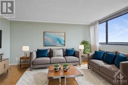 Staged living area - 