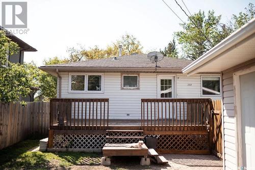 222 Macleod Avenue W, Melfort, SK - Outdoor With Deck Patio Veranda With Exterior