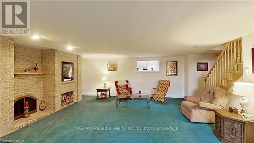 75551 Bluewater Highway, Bluewater (Bayfield), ON - Indoor Photo Showing Other Room With Fireplace