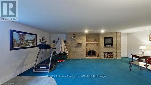 75551 Bluewater Highway, Bluewater (Bayfield), ON - Indoor With Fireplace