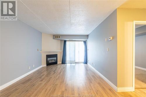 1323 Langlois Avenue Unit# 105, Windsor, ON - Indoor Photo Showing Living Room With Fireplace