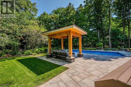 586 Eastgate Walk, Waterloo, ON - Outdoor With In Ground Pool With Deck Patio Veranda With Backyard