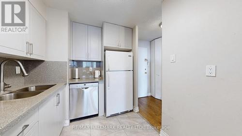 510 - 10 Tapscott Road, Toronto, ON - Indoor Photo Showing Kitchen With Stainless Steel Kitchen With Double Sink