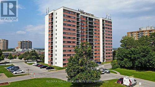 510 - 10 Tapscott Road, Toronto, ON - Outdoor With Facade