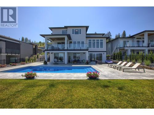 446 Hawk Hill Drive, Kelowna, BC - Outdoor With In Ground Pool With Deck Patio Veranda With Backyard