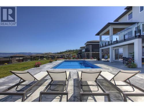 446 Hawk Hill Drive, Kelowna, BC - Outdoor With In Ground Pool With Deck Patio Veranda