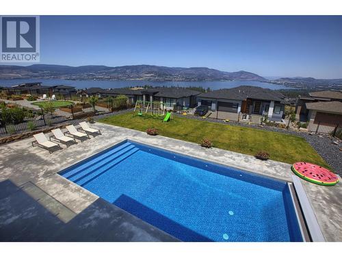 446 Hawk Hill Drive, Kelowna, BC - Outdoor With In Ground Pool With Deck Patio Veranda With View