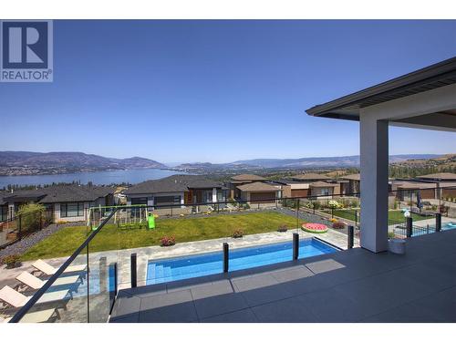 446 Hawk Hill Drive, Kelowna, BC - Outdoor With In Ground Pool With View