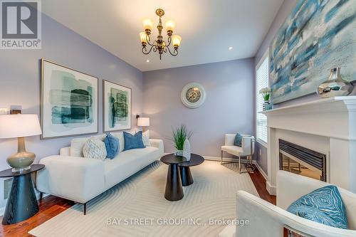 648 Hood Terrace, Milton (Coates), ON - Indoor Photo Showing Living Room With Fireplace