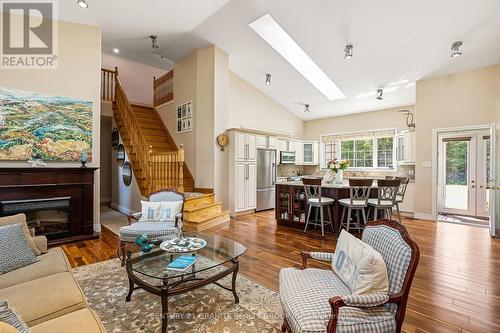 19 Response Street, Kawartha Lakes, ON - Indoor Photo Showing Living Room With Fireplace