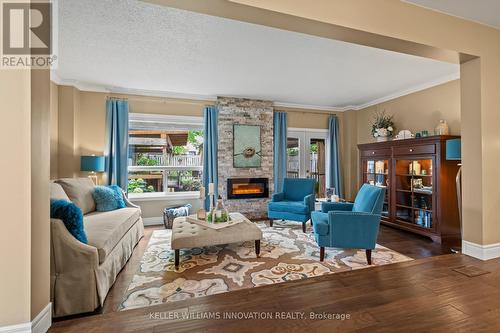 43 Jordan Drive, Cambridge, ON - Indoor Photo Showing Living Room With Fireplace