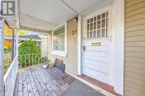 Main - 27 Shudell Avenue, Toronto (Blake-Jones), ON - Outdoor With Deck Patio Veranda With Exterior