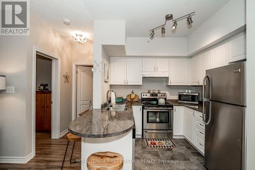 109 - 40 Ferndale Drive S, Barrie (Ardagh), ON - Indoor Photo Showing Kitchen With Double Sink