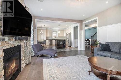 200 Dutchmans Way, Ottawa, ON - Indoor Photo Showing Living Room With Fireplace