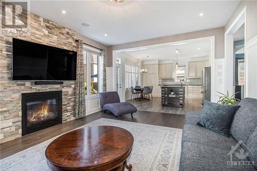 200 Dutchmans Way, Ottawa, ON - Indoor Photo Showing Living Room With Fireplace