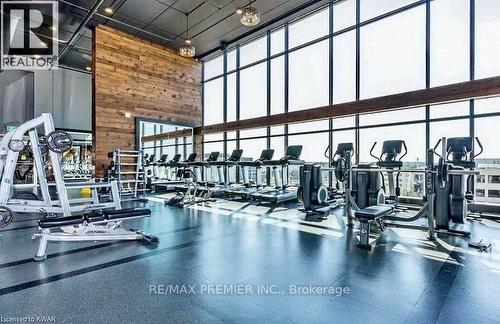 2406 - 330 Phillip Street, Waterloo, ON - Indoor Photo Showing Gym Room