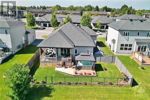 Private backyard fenced for privacy from neighbours but enables a view of the trails & pond it backs on so that you can soak in nature at it’s best. - 215 Capri Avenue, Embrun, ON - Outdoor