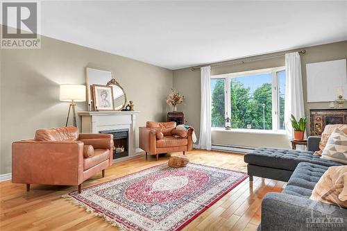 12 Townline Road W, Carleton Place, ON - Indoor Photo Showing Living Room With Fireplace