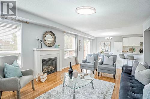 126 Luella Crescent, Brampton, ON - Indoor Photo Showing Living Room With Fireplace