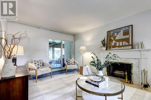 36 Hartsdale Drive, Toronto (Willowridge-Martingrove-Richview), ON - Indoor Photo Showing Living Room With Fireplace