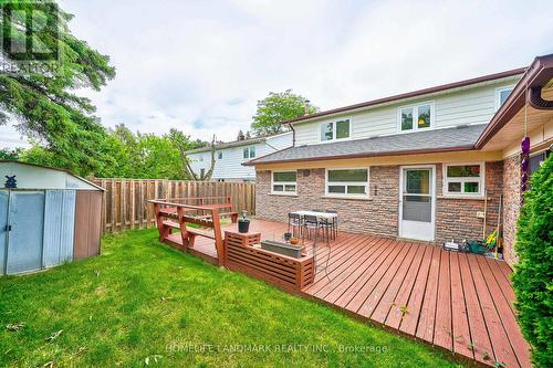 1076 Huntingwood Drive, Toronto (Agincourt South-Malvern West), ON - Outdoor With Deck Patio Veranda With Exterior