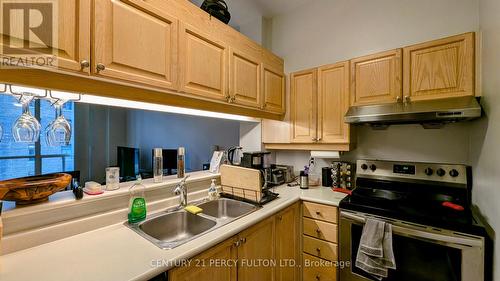 1506 - 7 King Street E, Toronto, ON - Indoor Photo Showing Kitchen With Stainless Steel Kitchen With Double Sink