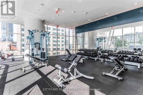 4107 - 1 Bloor Street, Toronto, ON - Indoor Photo Showing Gym Room