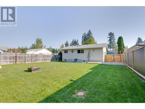 125 Wade Street, Prince George, BC - Outdoor With Backyard