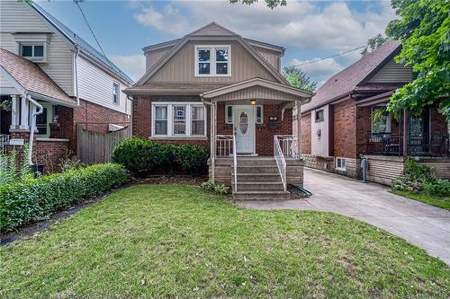 Beautiful brick home. - 76 Weir Street N, Hamilton, ON - Outdoor With Deck Patio Veranda With Facade