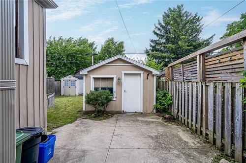 Detached garage. - 76 Weir Street N, Hamilton, ON - Outdoor