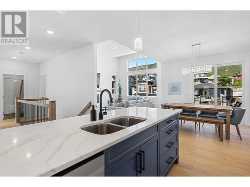 2789 Canyon Crest Drive, West Kelowna, BC - Indoor Photo Showing Kitchen With Double Sink