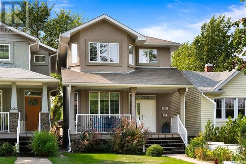 2632 Wallace Street, Regina, SK - Outdoor With Deck Patio Veranda With Facade