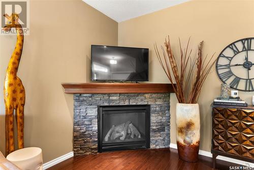 2632 Wallace Street, Regina, SK - Indoor Photo Showing Living Room With Fireplace