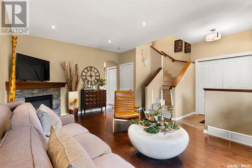 2632 Wallace Street, Regina, SK - Indoor Photo Showing Living Room With Fireplace