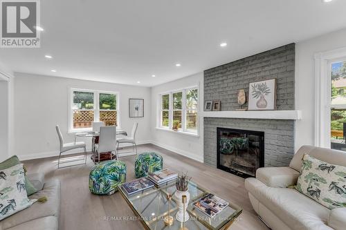 133 Huntington Park Drive, Markham (Thornlea), ON - Indoor Photo Showing Living Room With Fireplace