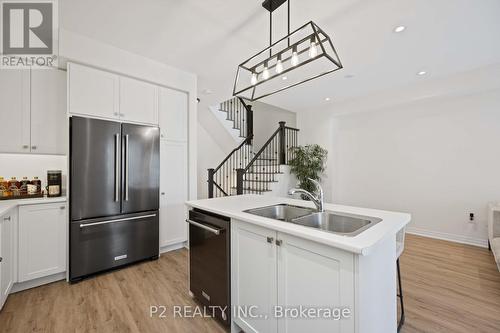 235 Vivant Street, Newmarket, ON - Indoor Photo Showing Kitchen With Double Sink