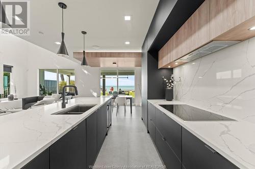 754 Old Tecumseh Road, Lakeshore, ON - Indoor Photo Showing Kitchen With Double Sink With Upgraded Kitchen