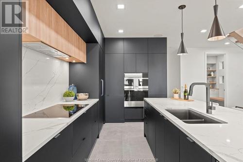 754 Old Tecumseh Road, Lakeshore, ON - Indoor Photo Showing Kitchen With Double Sink With Upgraded Kitchen