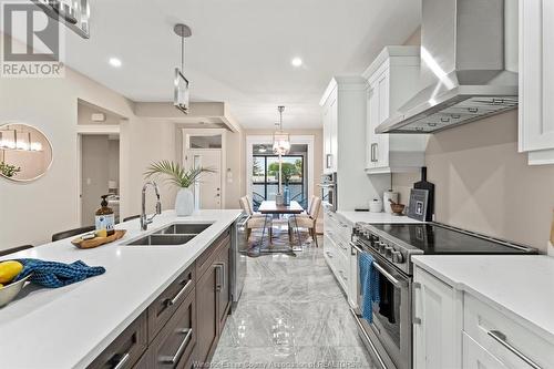 191 East Puce Road Unit# 10, Lakeshore, ON - Indoor Photo Showing Kitchen With Double Sink With Upgraded Kitchen