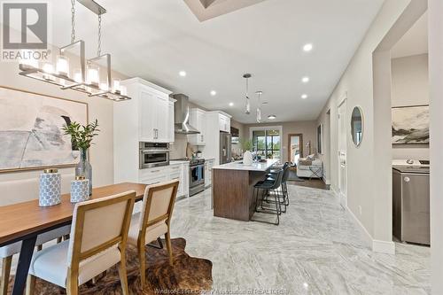 191 East Puce Road Unit# 10, Lakeshore, ON - Indoor Photo Showing Dining Room