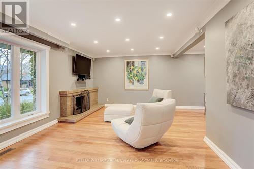 1416 Elaine Trail, Mississauga (Mineola), ON - Indoor With Fireplace