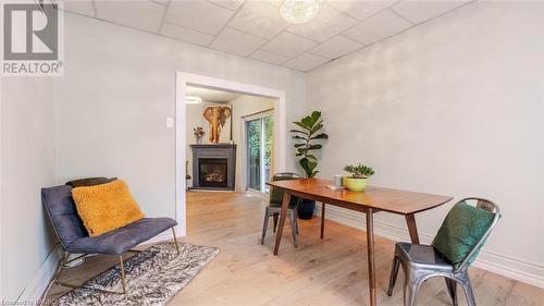 770 8Th Avenue E, Owen Sound, ON - Indoor Photo Showing Dining Room With Fireplace